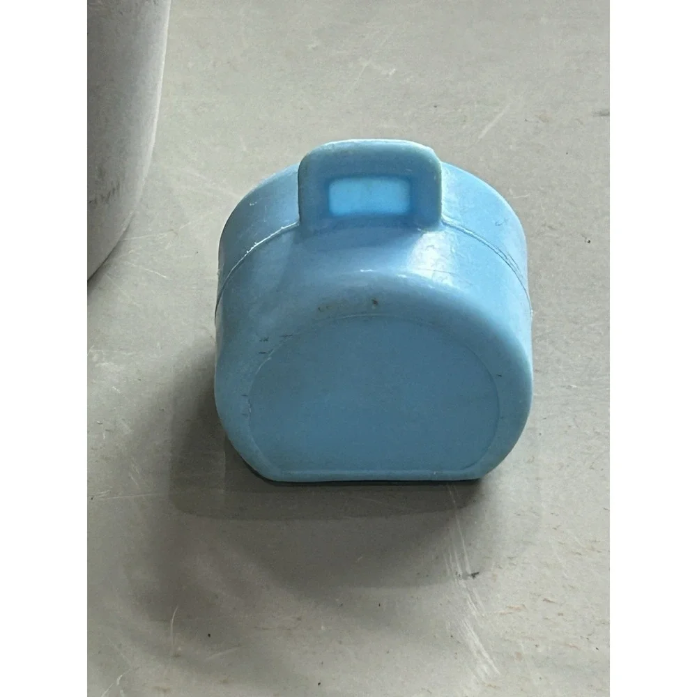 Vintage Fisher Price Little People Airport‎ Blue Luggage Bag Suitcase